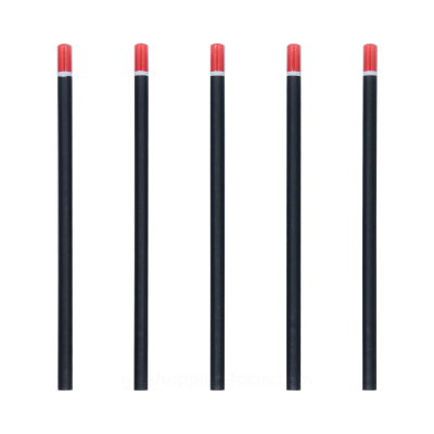 霧黑色紅色塗頭鉛筆