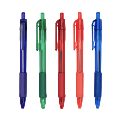 繽紛膠套中油筆