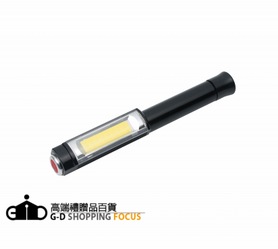 LED磁鐵多功能筆夾式手電筒