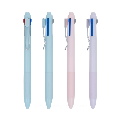 金屬夾三色原子筆