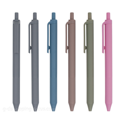 霧彩磨砂原子筆