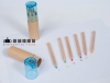 桶裝六色木頭廣告鉛筆+削筆器 - gd-16-md01 -廣告筆 | 高端禮贈品百貨|高端商行
